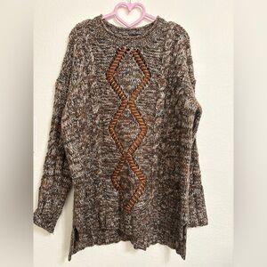 🤎GeeGee Brown Cable Knit Sweater🤎